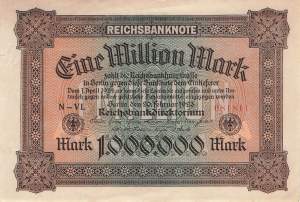 1 Million Mark 1923 ro.85a VL